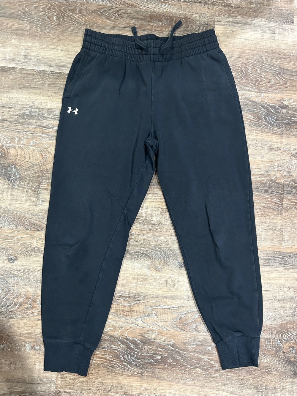 Under Armour Black Athletic Joggers with Logo